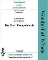 The Great Escape March Oboe, English Horn Sextet; Not for sale in Japan cover
